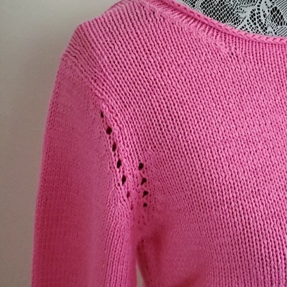 New!LIilly Pulitzer women's sweater,size xs,bright pink color. - Picture 3 of 7